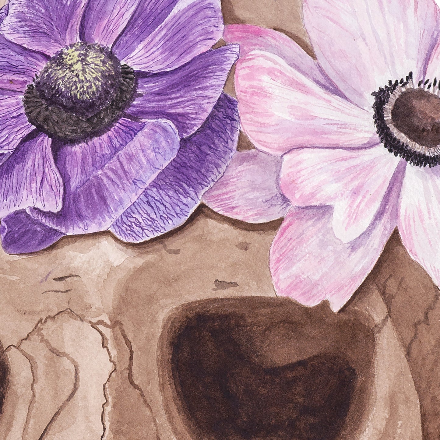 Mother's Crown, Original, Print and Greeting Card, anatomical collection
