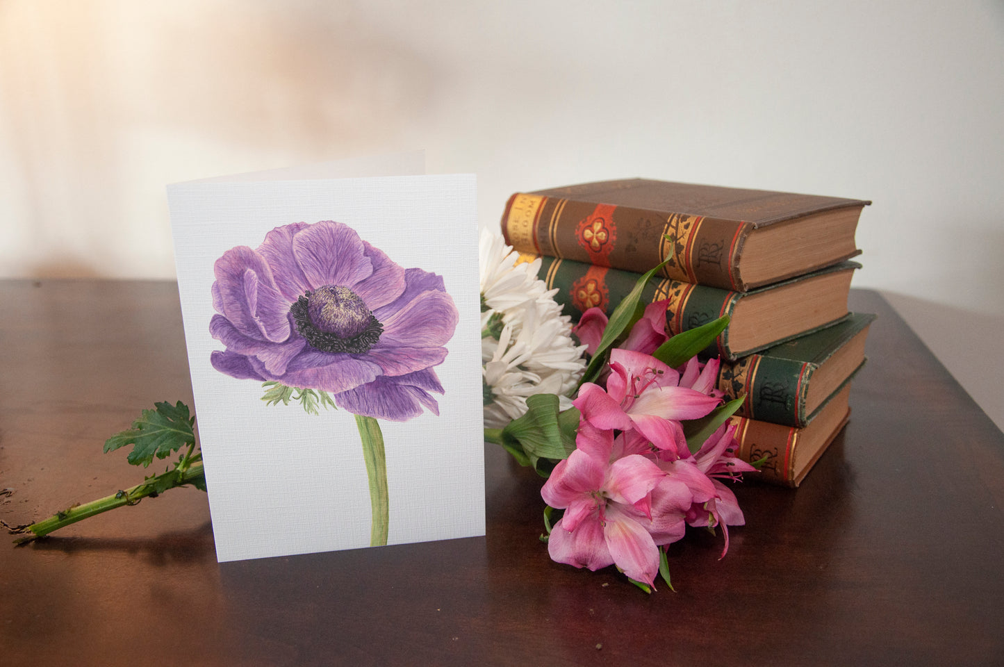 Mama's Poppy, Original, Print and Greeting Card, floral collection