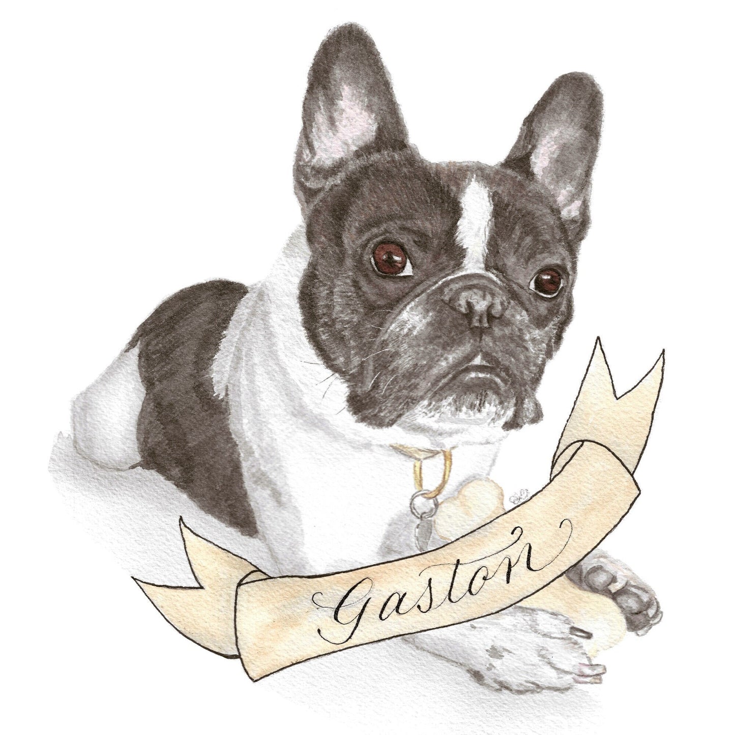 Custom Handmade Pet Portrait, Custom Watercolor Pet Portrait, Watercolor Pet Portrait, Pet Memorial, Christmas Gift, Birthday Present